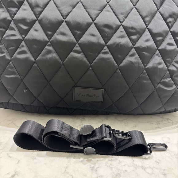 Vera Bradley Women's Ultralight Medium Traveler Bag 27136-481 Black - Picture 2 of 11